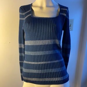 White House Black Market ribbed sweater top